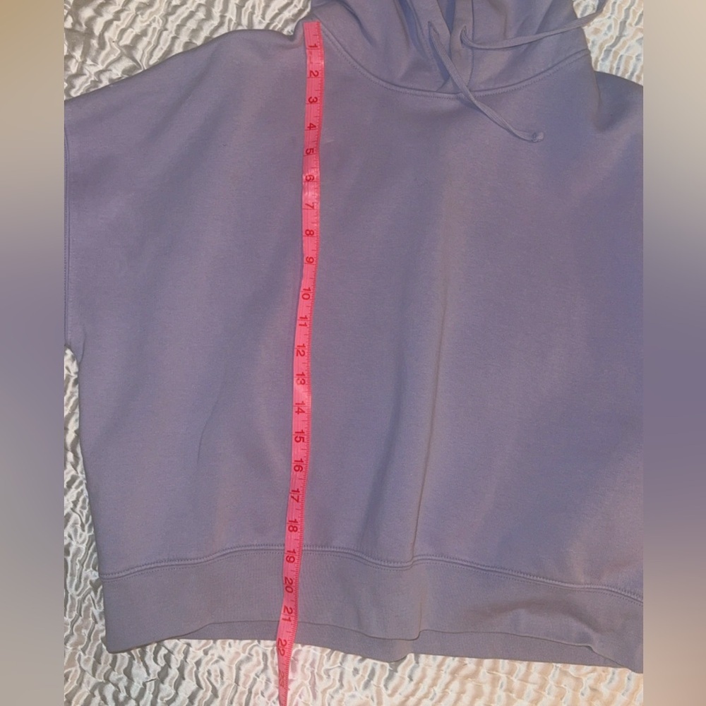 Stanley Stella Nora crop lavender Pullover Hoodie Medium cropped organic premium - Picture 10 of 12